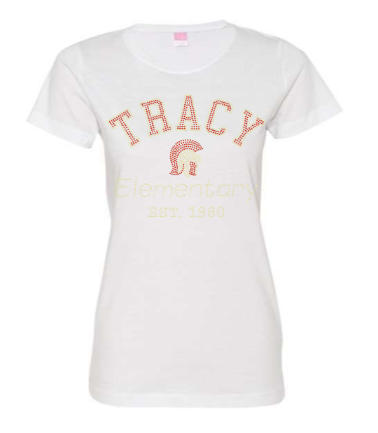 CREW NECK- TRACY ELEMENTARY EST 1980