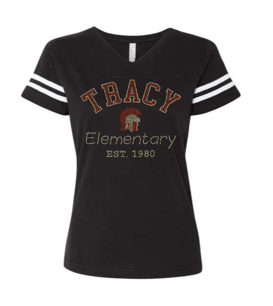 FOOTBALL TEE- TRACY ELEMENTARY EST 1980