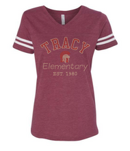 Load image into Gallery viewer, FOOTBALL TEE- TRACY ELEMENTARY EST 1980
