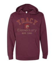 Load image into Gallery viewer, PULLOVER HOODIE- TRACY ELEMENTARY EST 1980

