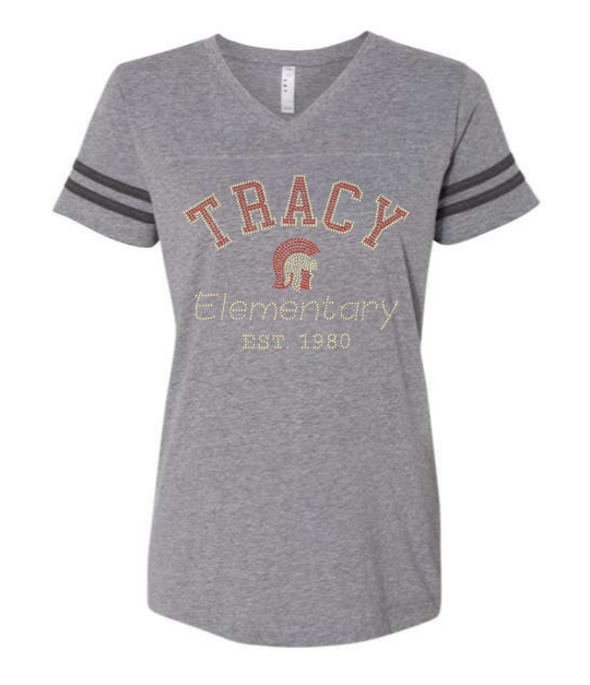 FOOTBALL TEE- TRACY ELEMENTARY EST 1980